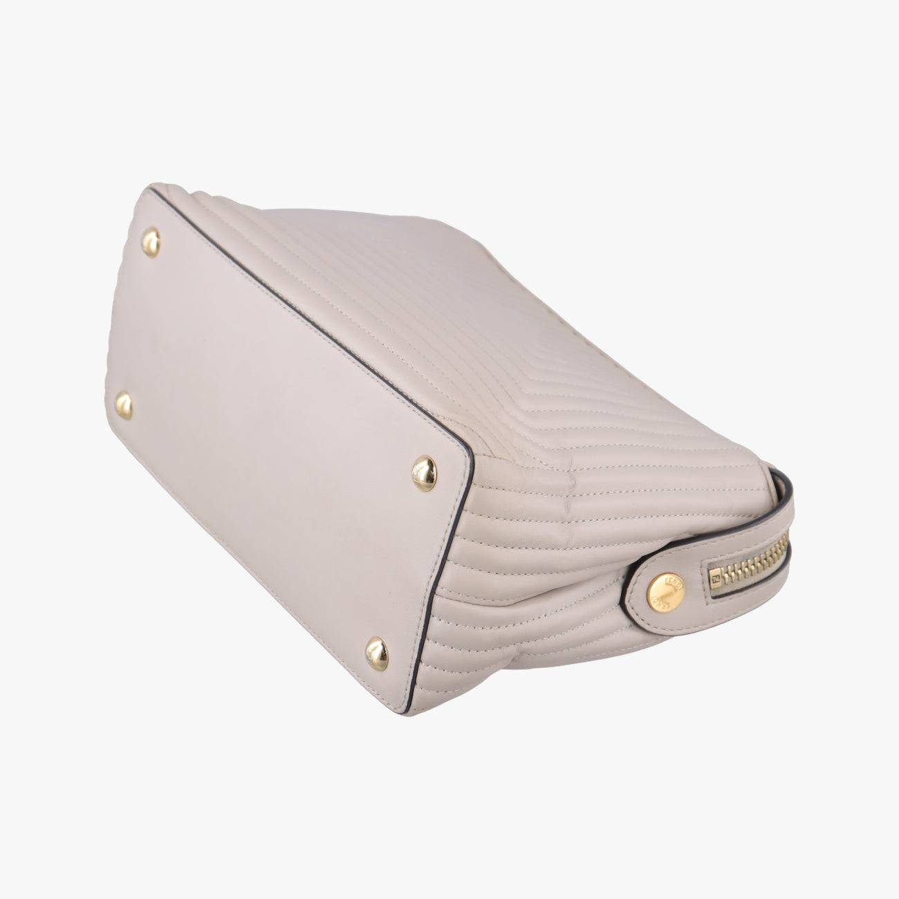 Secondhand Fendi Dotcom Click Small Beige Leather 8BN299 shoulderbag | stylenewstar