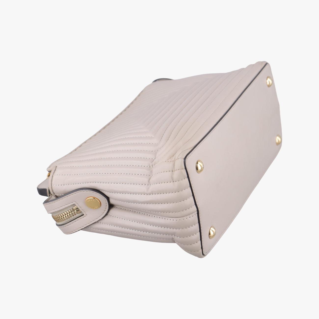 Secondhand Fendi Dotcom Click Small Beige Leather 8BN299 shoulderbag | stylenewstar