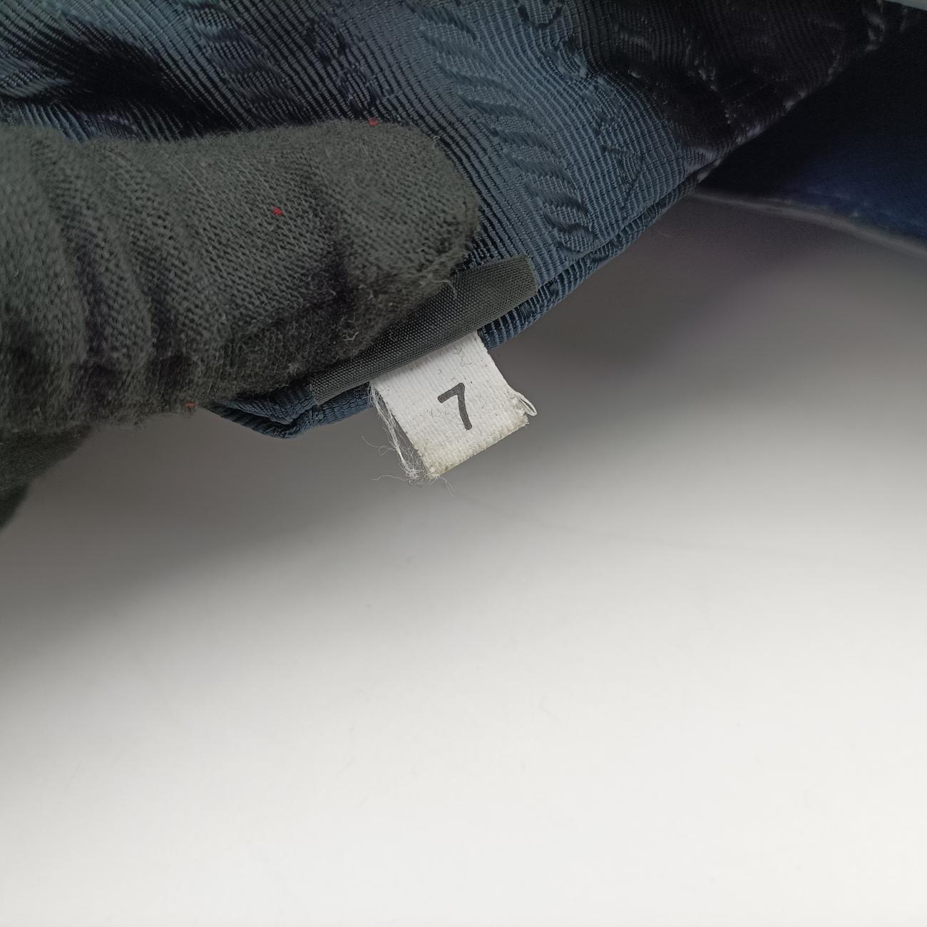 Pre-owned Prada Galleria Blue SAFFIANO Leather BN2274 handbag | stylenewstar