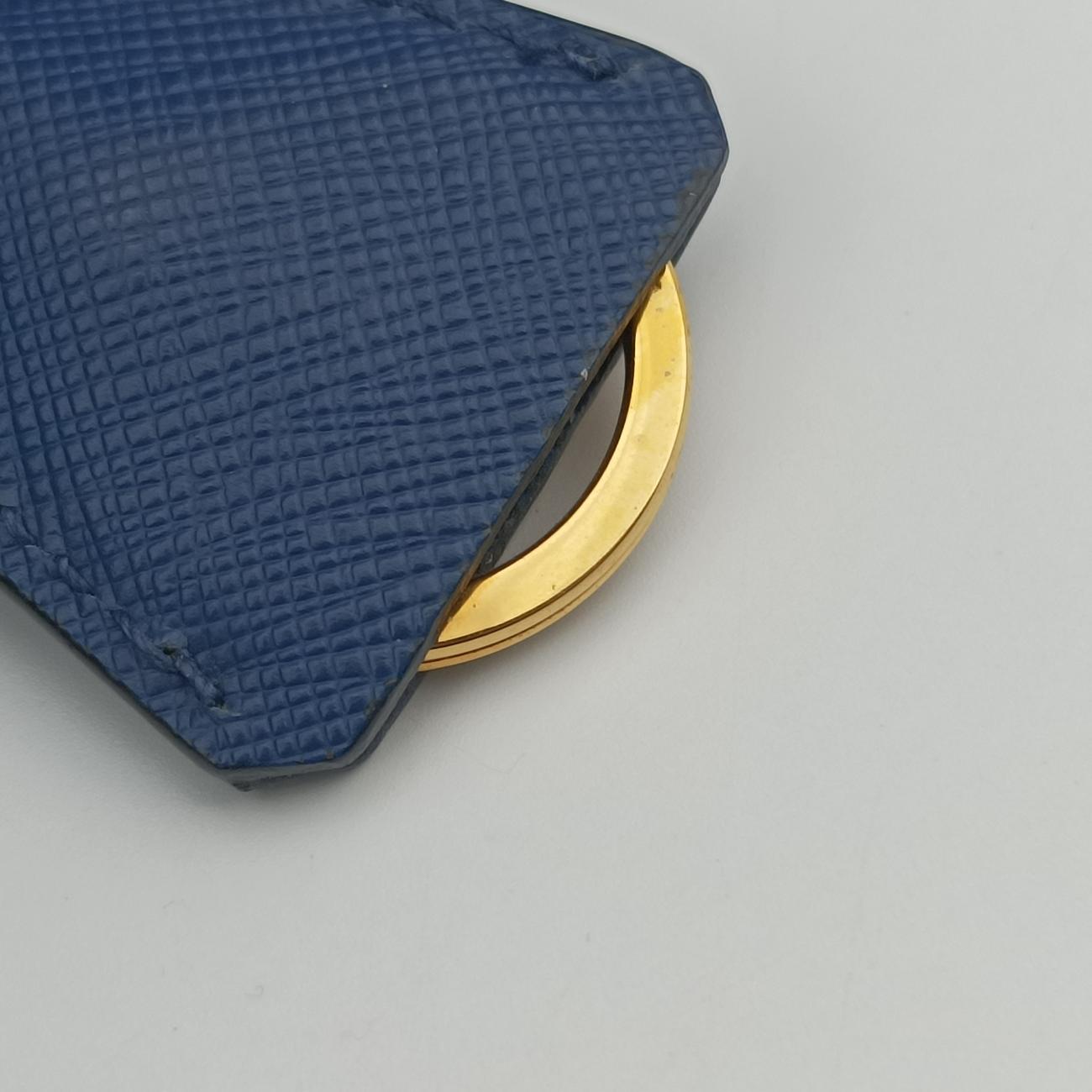 Pre-owned Prada Galleria Blue SAFFIANO Leather BN2274 handbag | stylenewstar