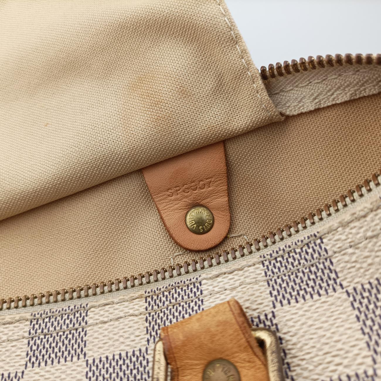 Pre-owned Louis Vuitton Speedy 30 Azur Damier Canvas N41533 handbag | stylenewstar