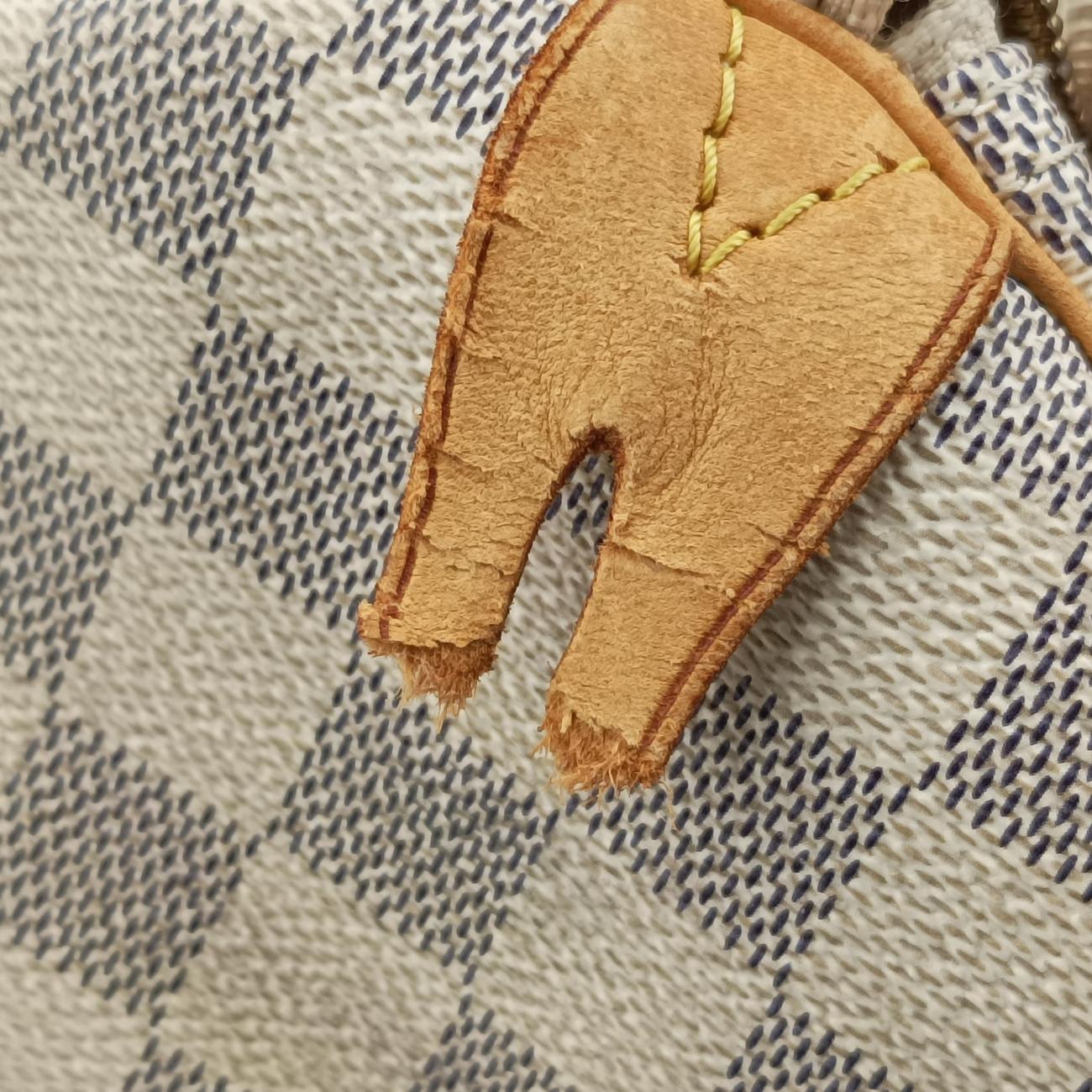 Pre-owned Louis Vuitton Speedy 30 Azur Damier Canvas N41533 handbag | stylenewstar