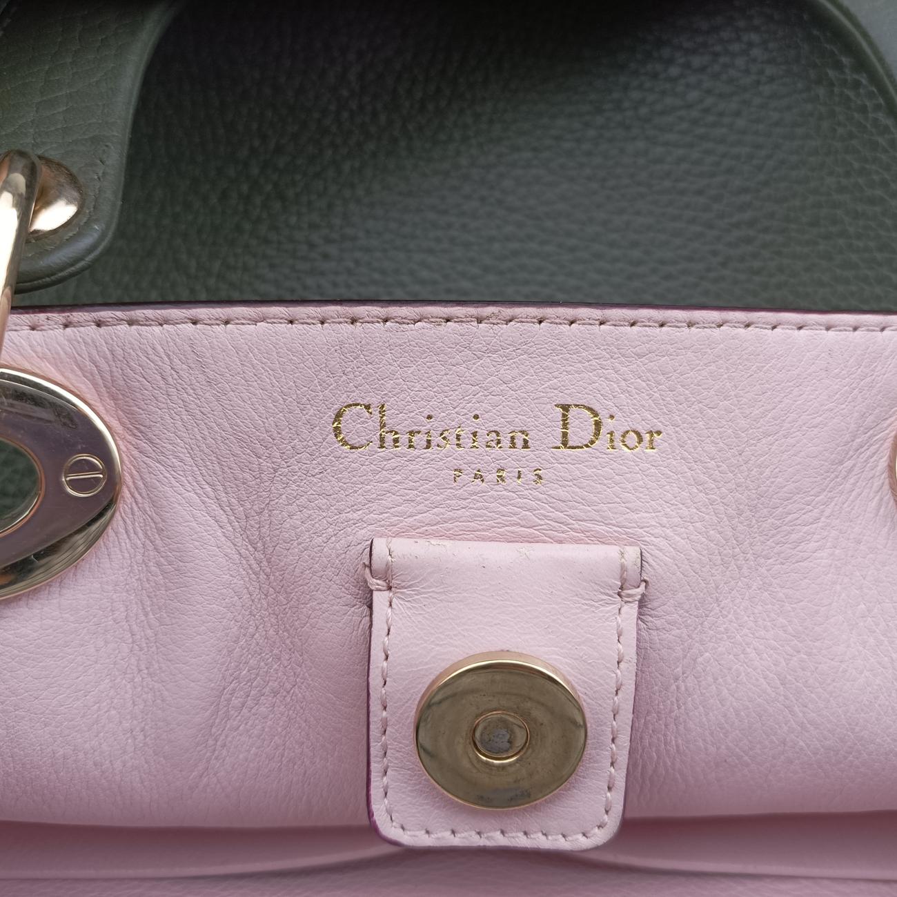Vintage Christian Dior Diorissimo Green Leather  shoulderbag | stylenewstar