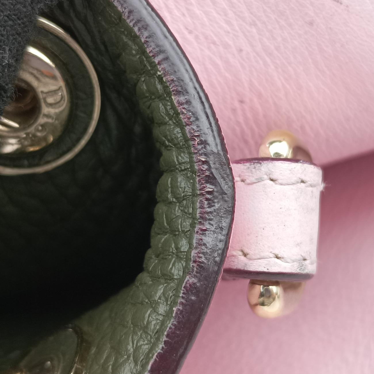 Vintage Christian Dior Diorissimo Green Leather  shoulderbag | stylenewstar