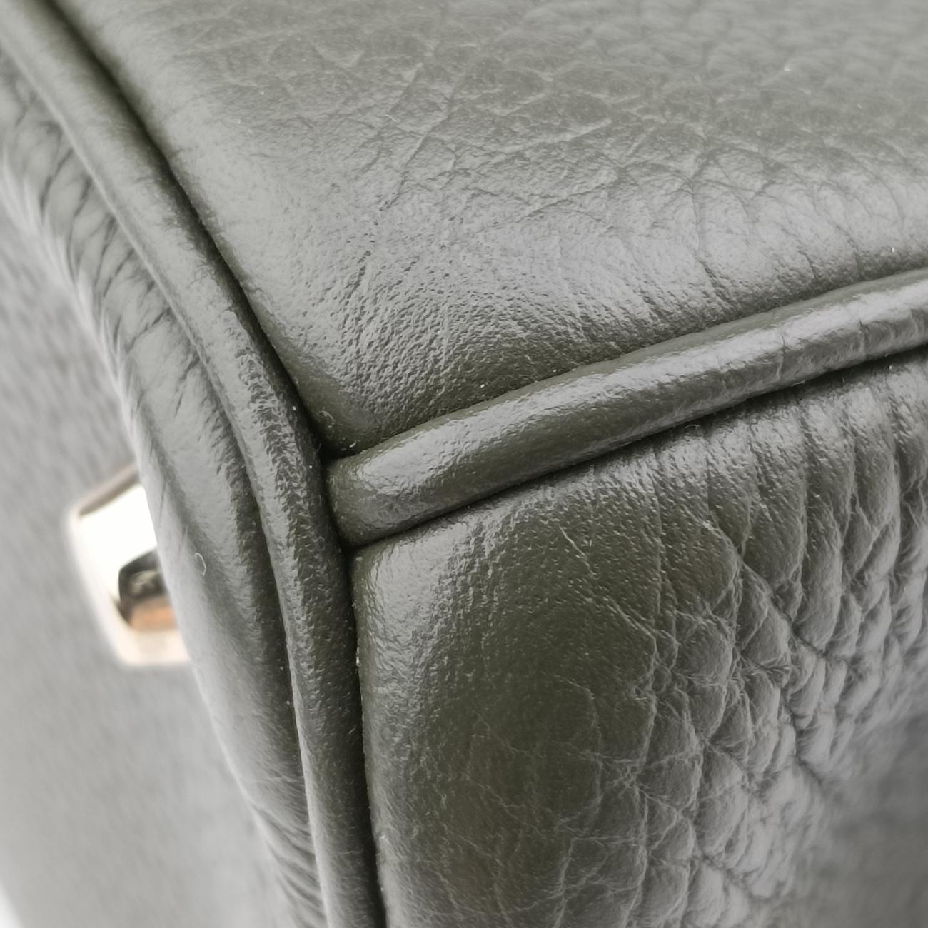 Vintage Christian Dior Diorissimo Green Leather  shoulderbag | stylenewstar