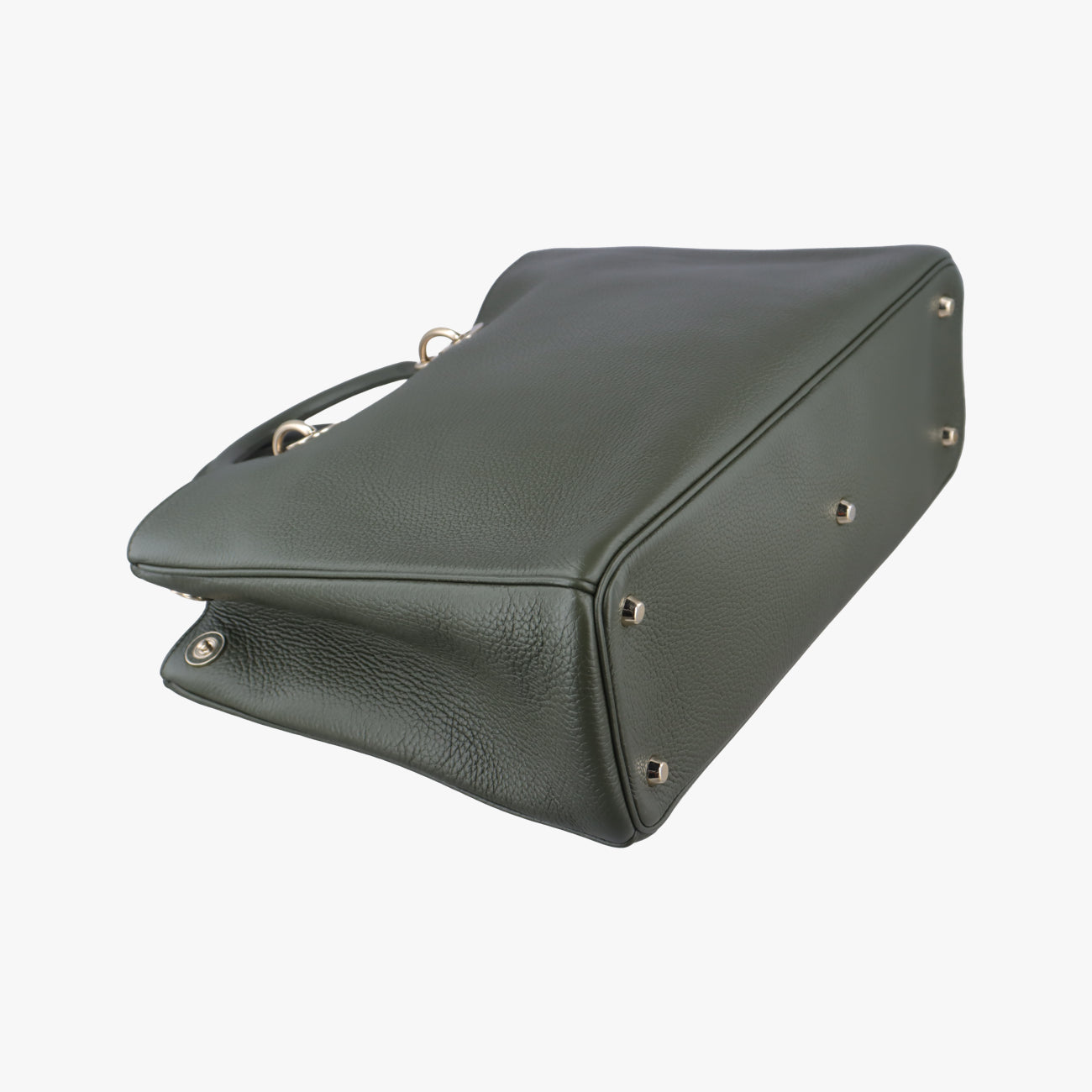 Vintage Christian Dior Diorissimo Green Leather  shoulderbag | stylenewstar