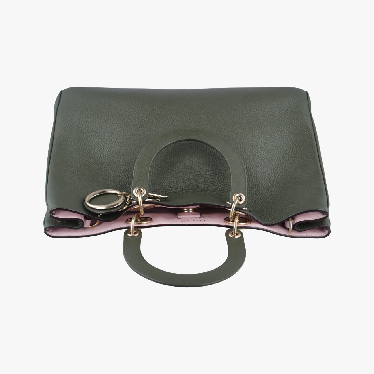 Vintage Christian Dior Diorissimo Green Leather  shoulderbag | stylenewstar