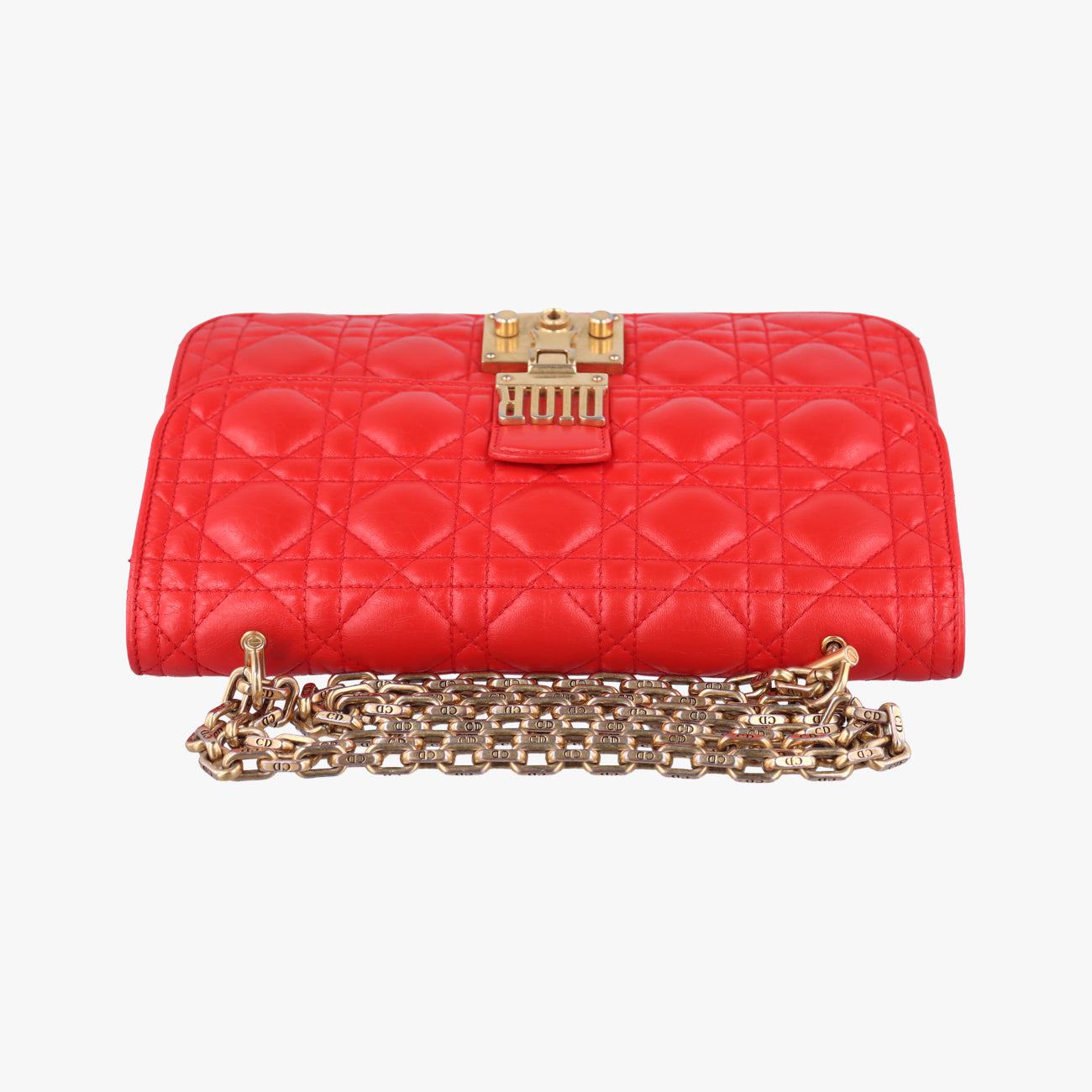 Pre-owned Christian Dior Dioraddict Red lambskin  shoulderbag | stylenewstar