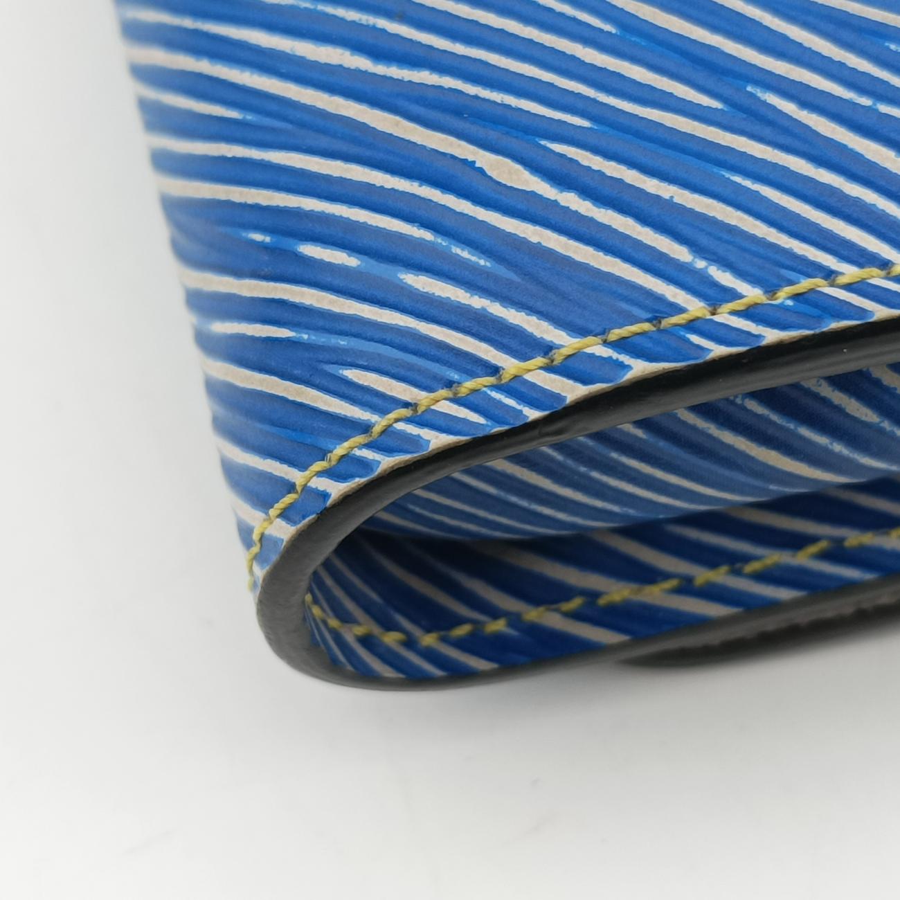 Pre-owned Louis Vuitton Portefeuille Twist Chain blue×multicolor Epi M62732 shoulderbag | stylenewstar