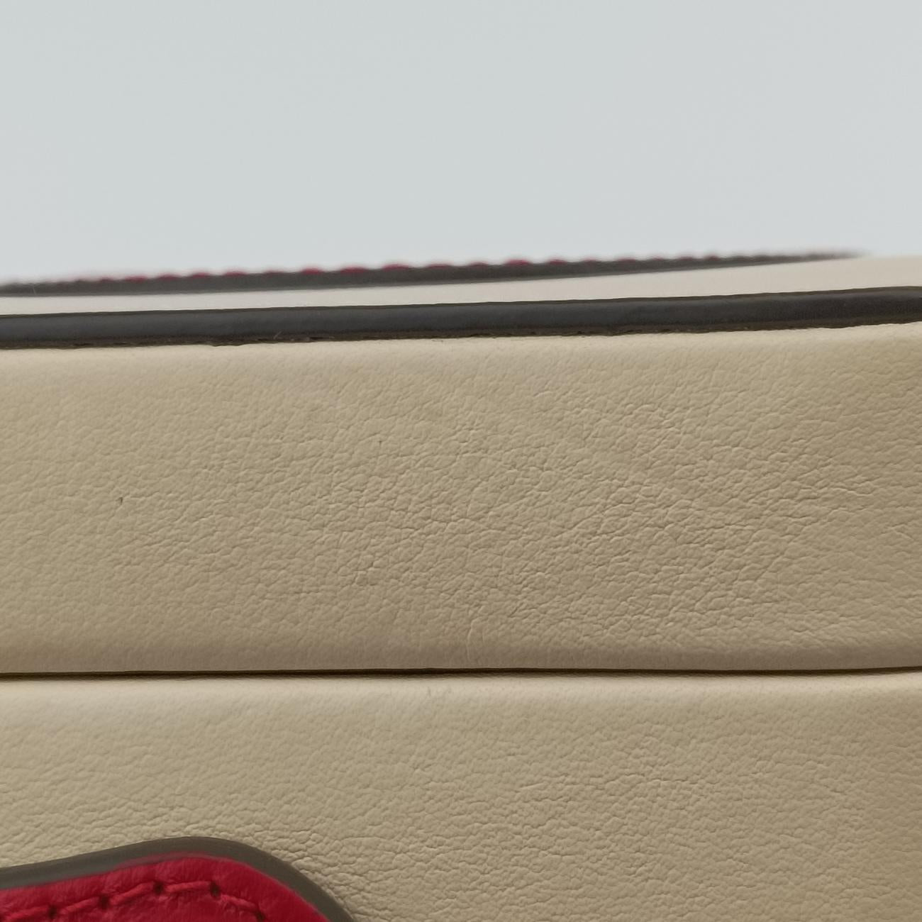 Secondhand Gucci Interlocking G White×red Leather 658230 shoulderbag | stylenewstar