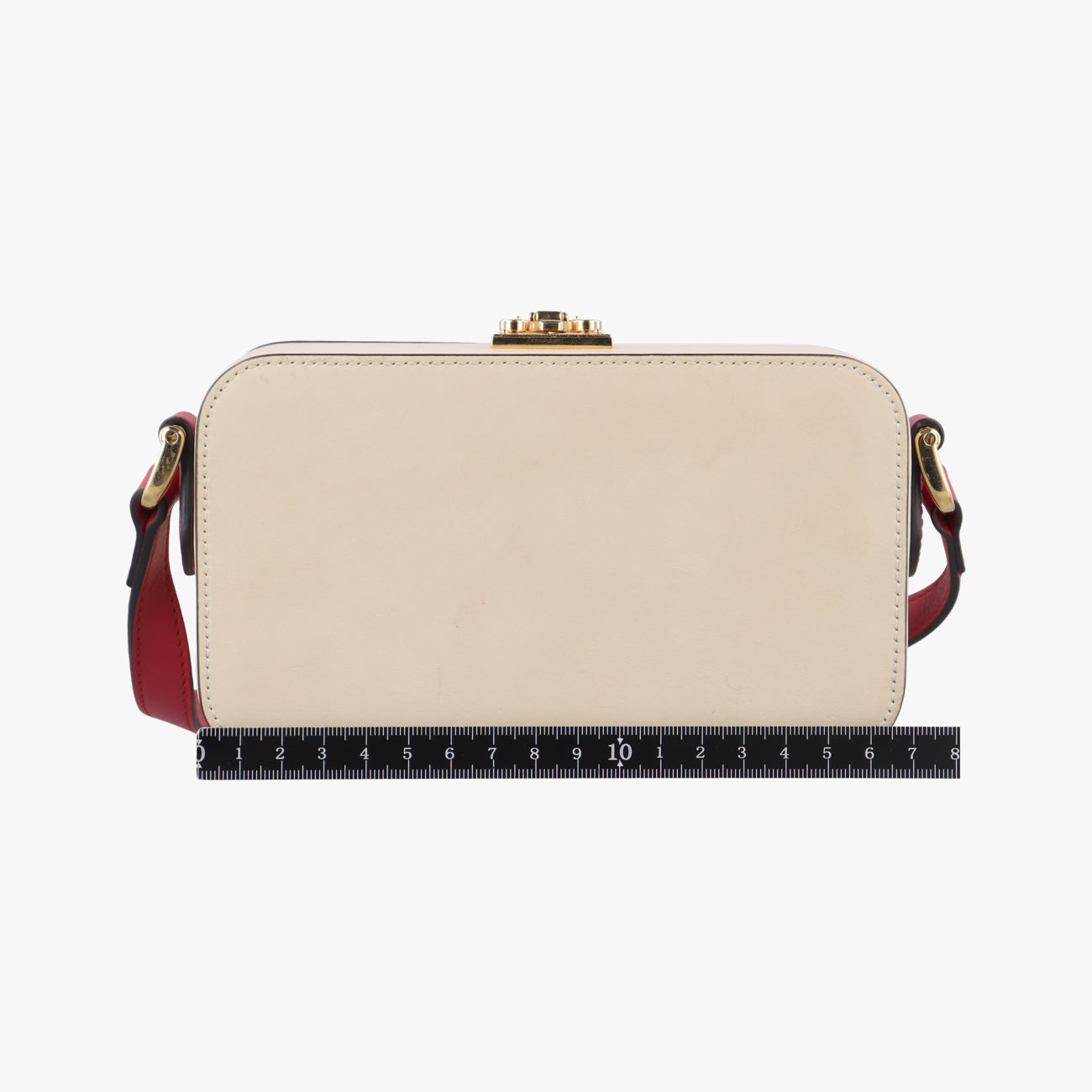 Secondhand Gucci Interlocking G White×red Leather 658230 shoulderbag | stylenewstar