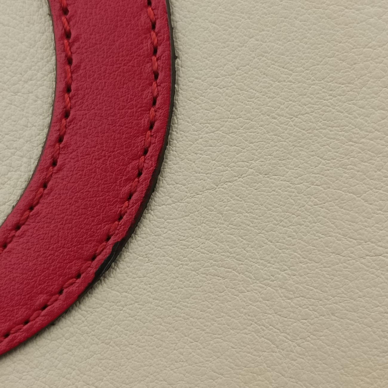 Secondhand Gucci Interlocking G White×red Leather 658230 shoulderbag | stylenewstar