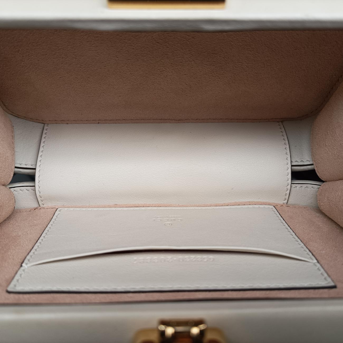 Secondhand Gucci Interlocking G White×red Leather 658230 shoulderbag | stylenewstar