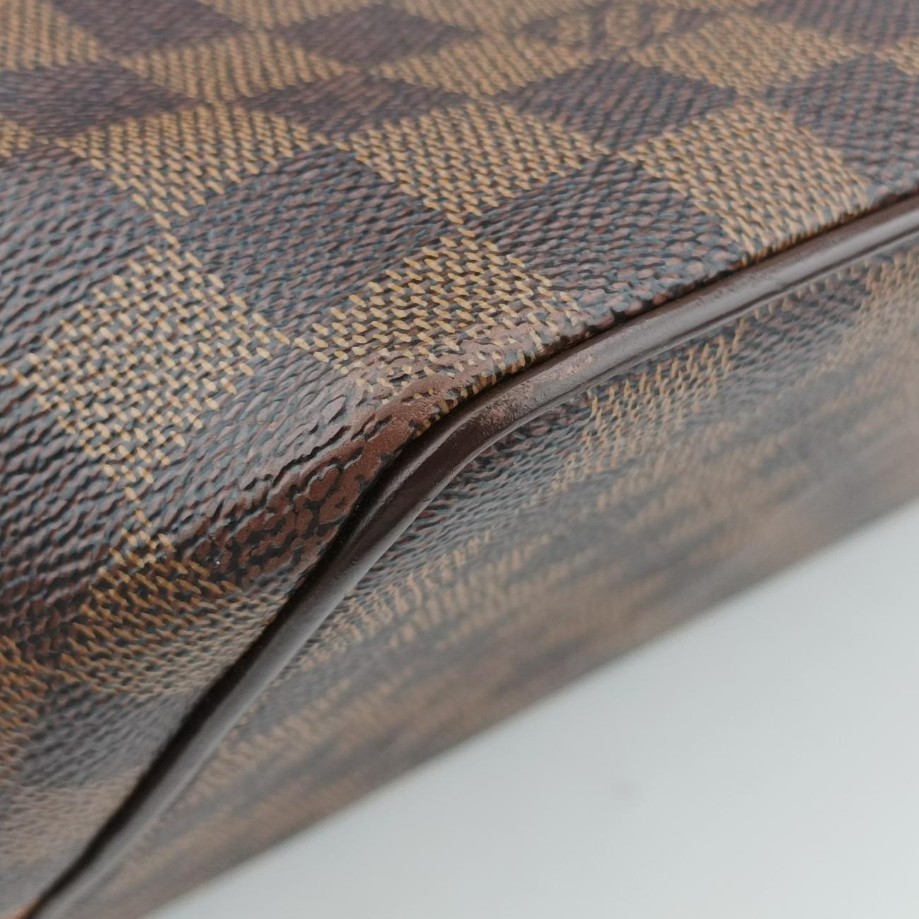 Pre-owned Louis Vuitton BERGAMO MM EBENE Damier Canvas N41168 shoulderbag | stylenewstar