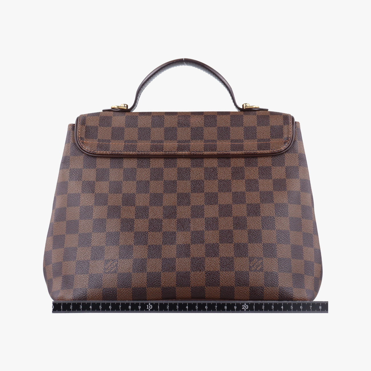 Pre-owned Louis Vuitton BERGAMO MM EBENE Damier Canvas N41168 shoulderbag | stylenewstar
