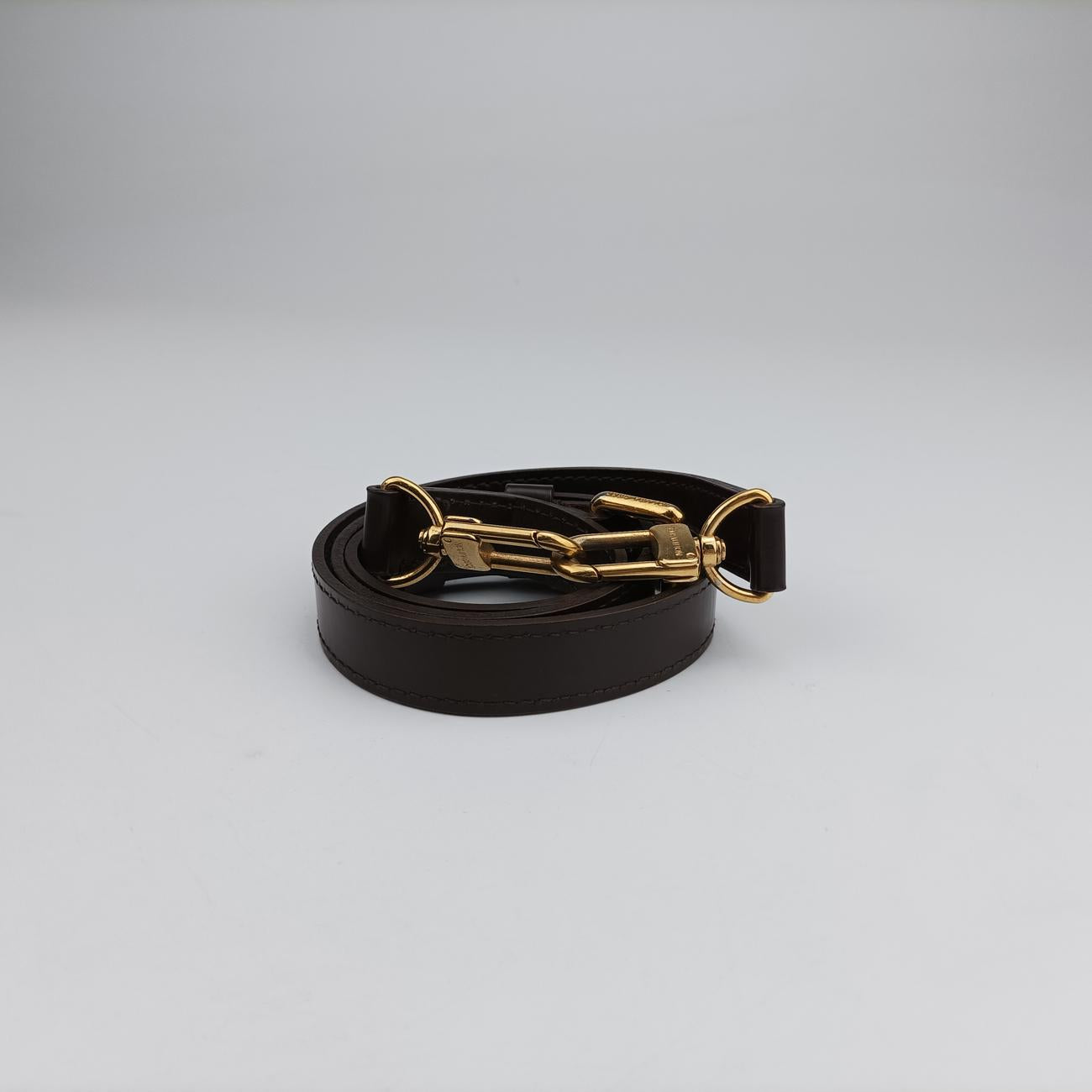 Pre-owned Louis Vuitton BERGAMO MM EBENE Damier Canvas N41168 shoulderbag | stylenewstar