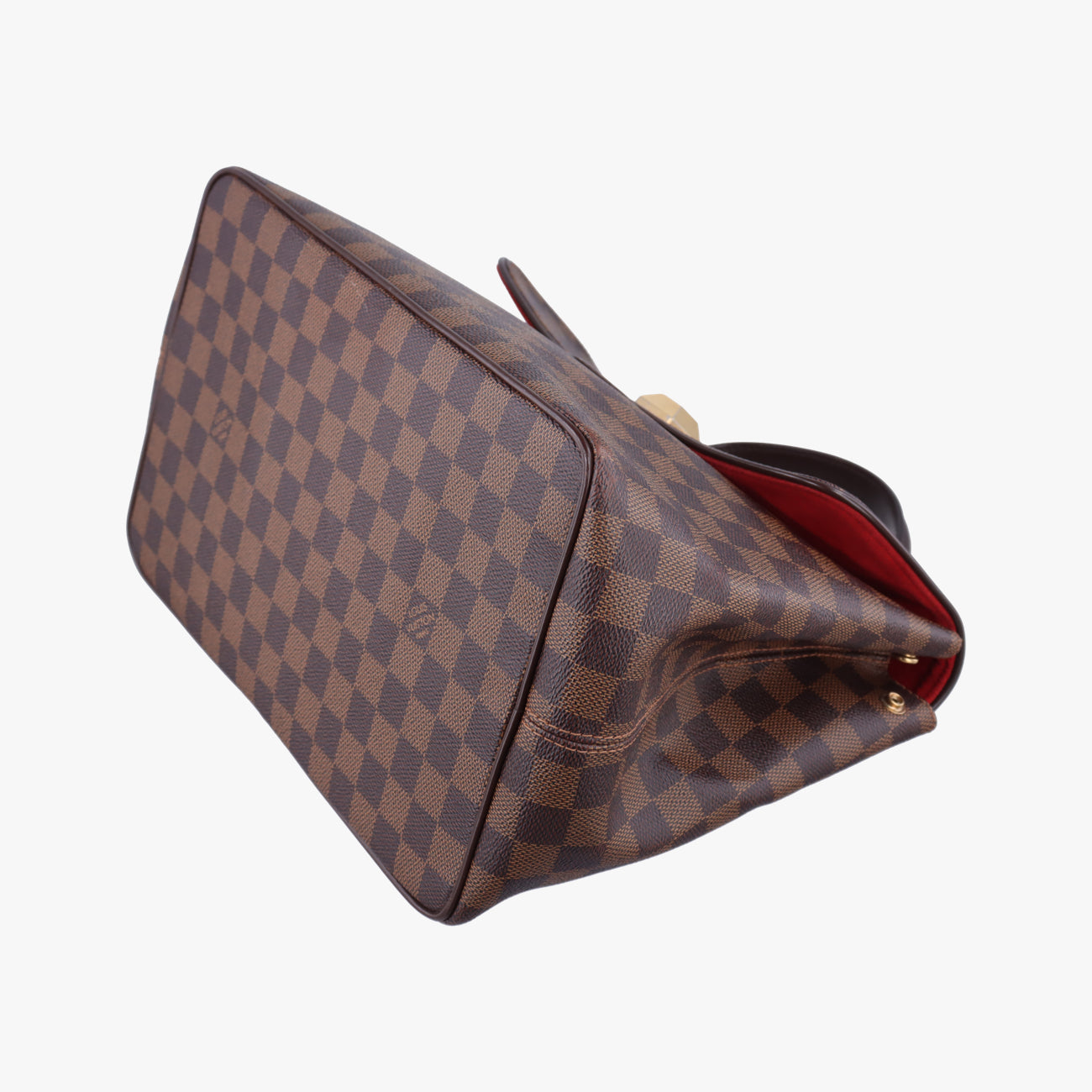 Pre-owned Louis Vuitton BERGAMO MM EBENE Damier Canvas N41168 shoulderbag | stylenewstar