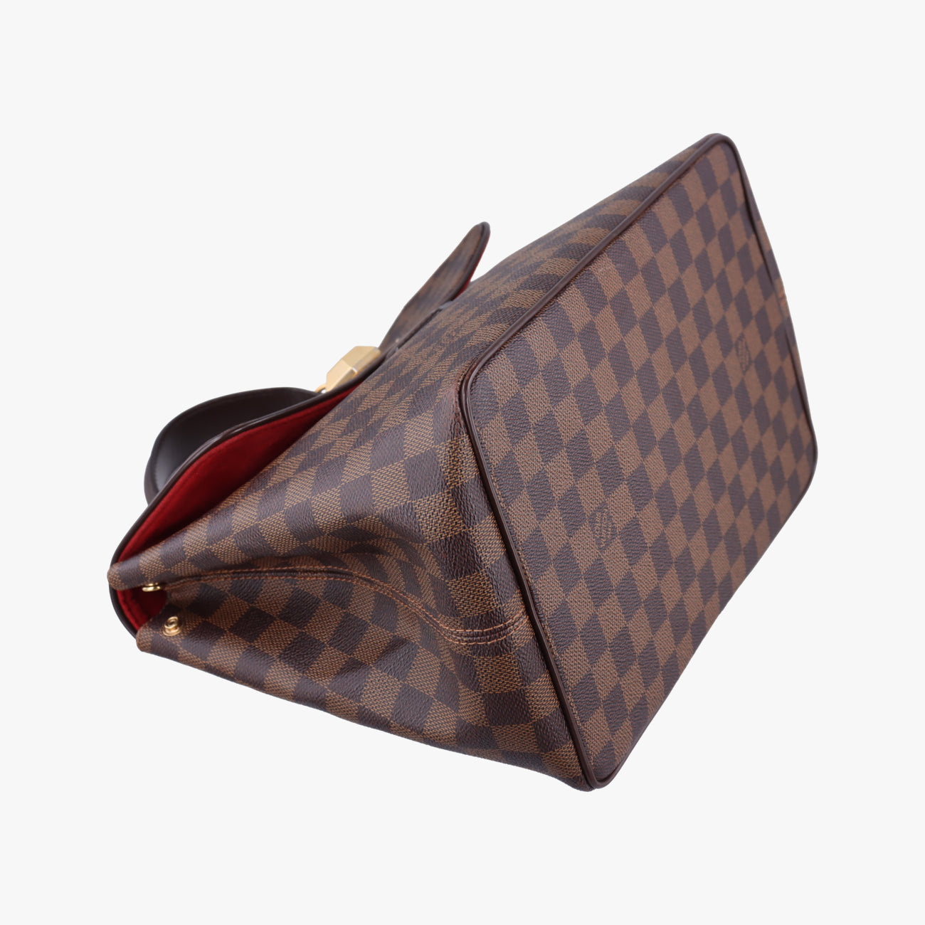 Pre-owned Louis Vuitton BERGAMO MM EBENE Damier Canvas N41168 shoulderbag | stylenewstar