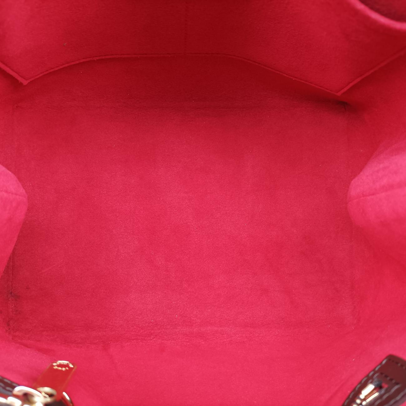 Pre-owned Louis Vuitton BERGAMO MM EBENE Damier Canvas N41168 shoulderbag | stylenewstar