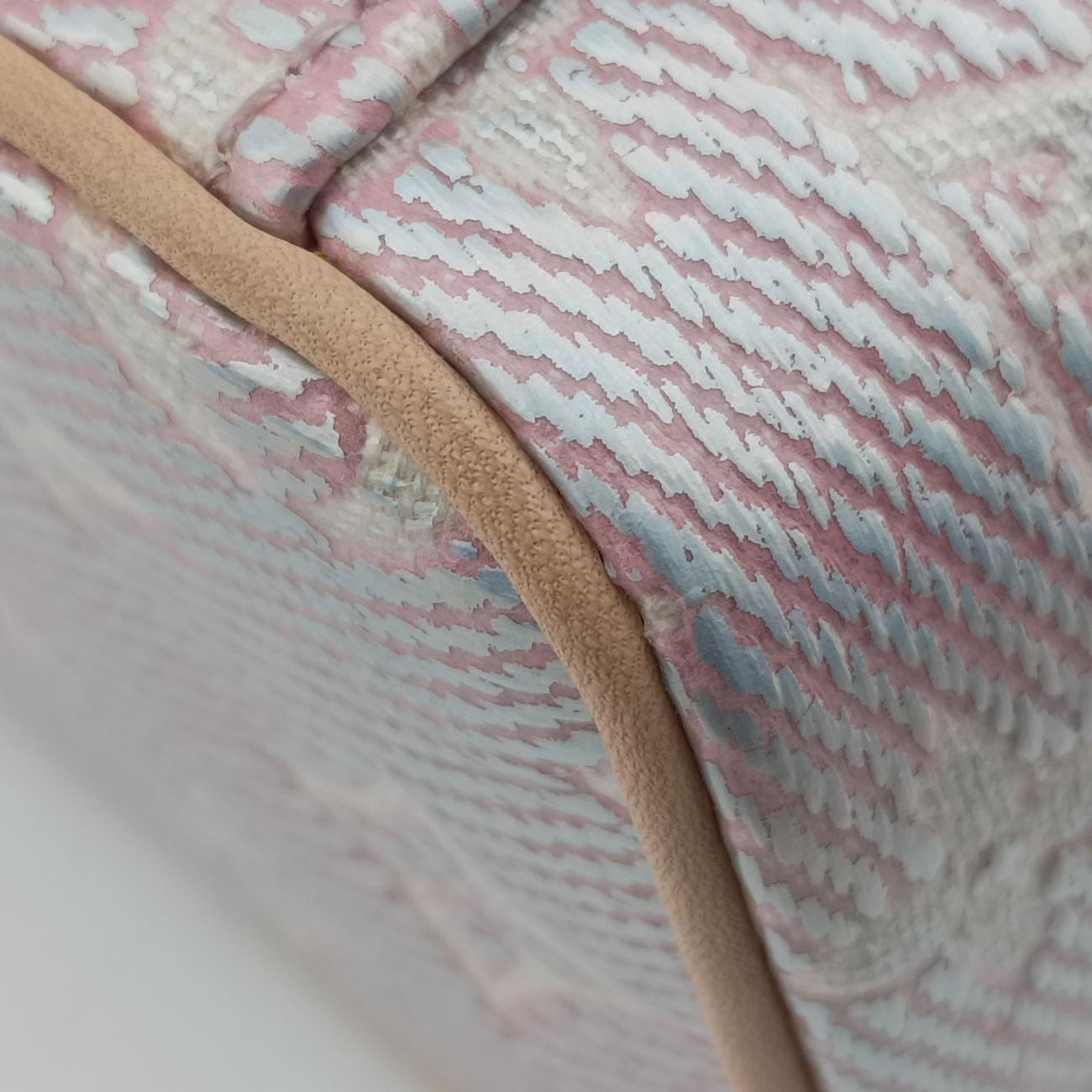 Pre-owned Louis Vuitton Micro Vanity Pink MONOGRAM JACQUARD DENIM M82527 vanitybag | stylenewstar