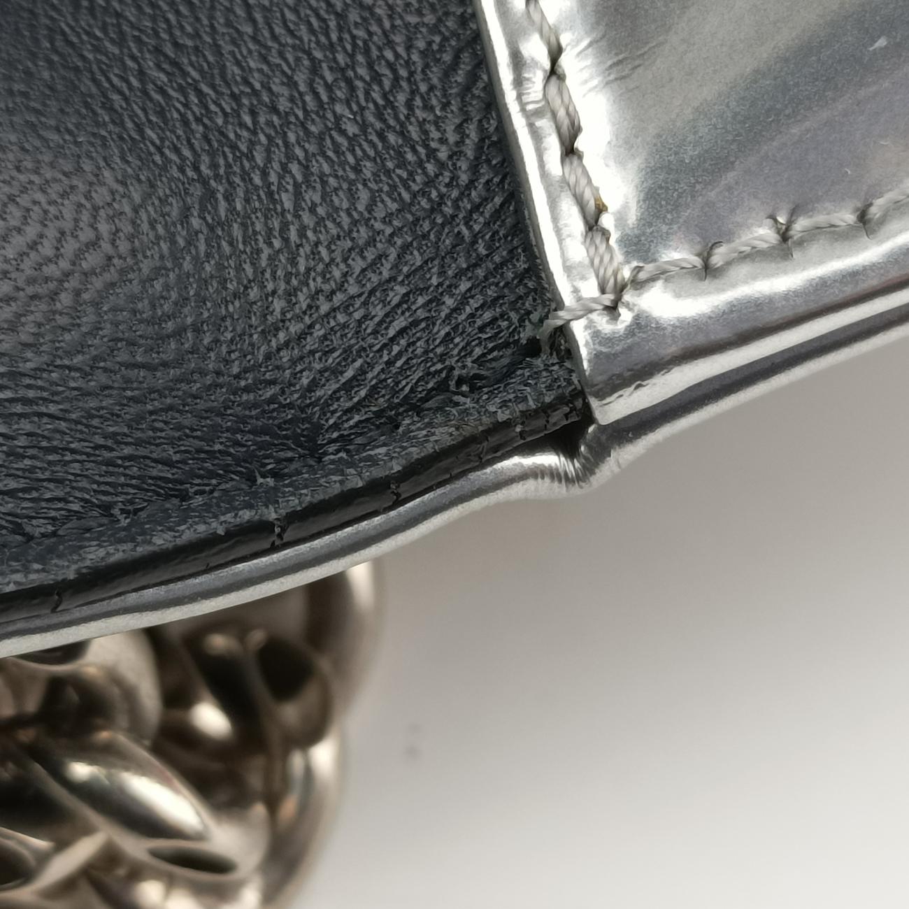 Pre-owned Christian Dior Diorama Silver Beaded  shoulderbag | stylenewstar