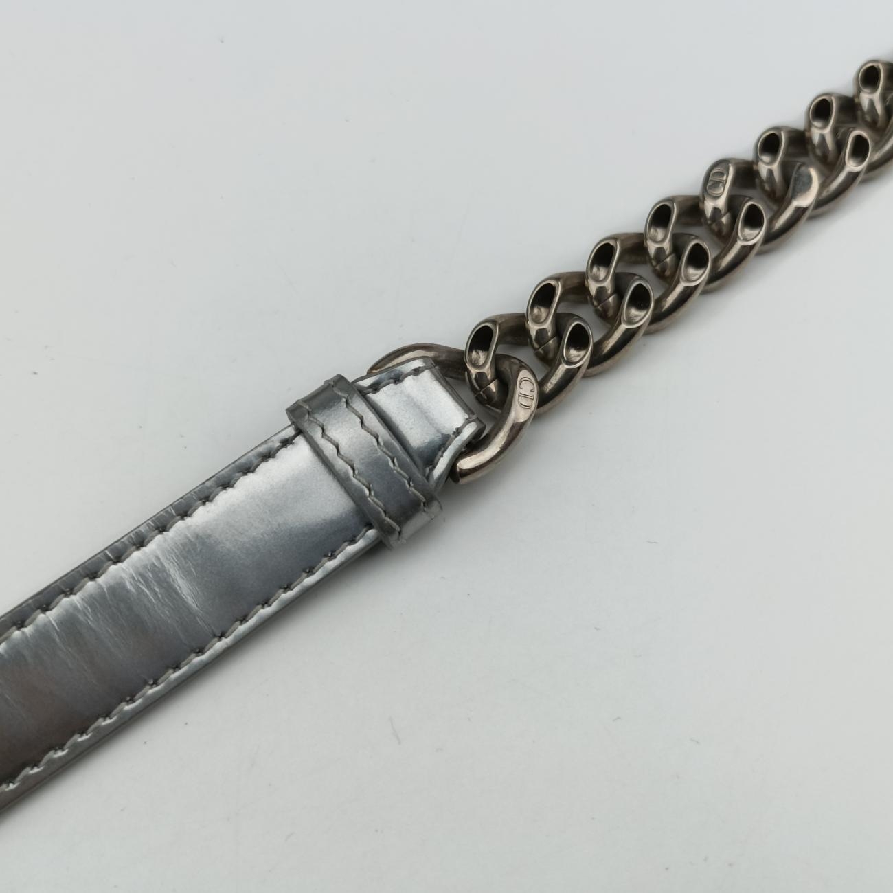 Pre-owned Christian Dior Diorama Silver Beaded  shoulderbag | stylenewstar