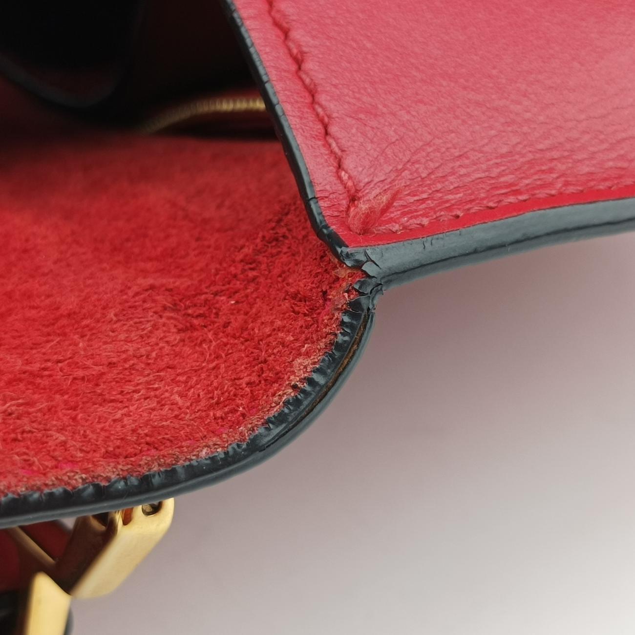 Pre-owned Miu Miu Miu Lady Red×multicolor Leather  shoulderbag | stylenewstar