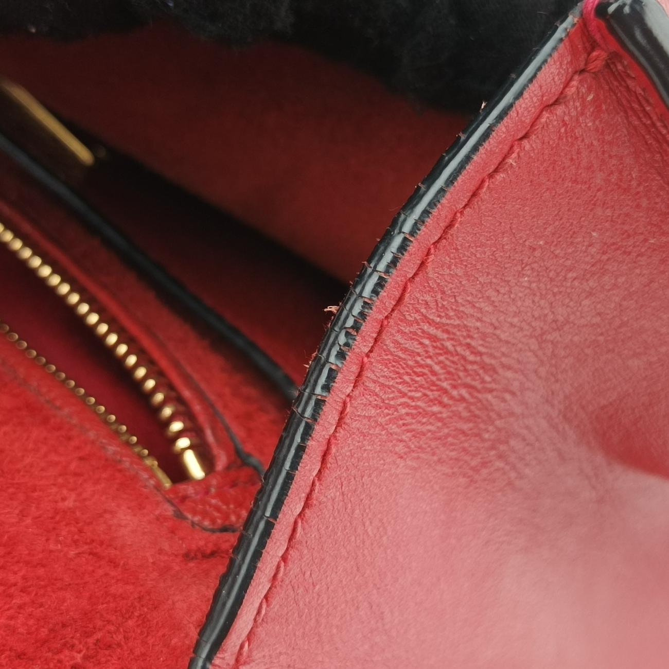 Pre-owned Miu Miu Miu Lady Red×multicolor Leather  shoulderbag | stylenewstar