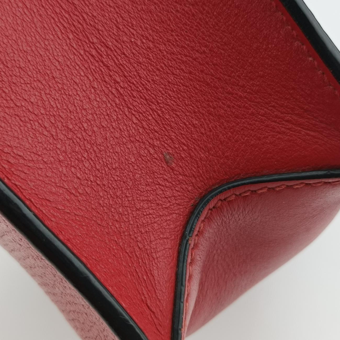 Pre-owned Miu Miu Miu Lady Red×multicolor Leather  shoulderbag | stylenewstar