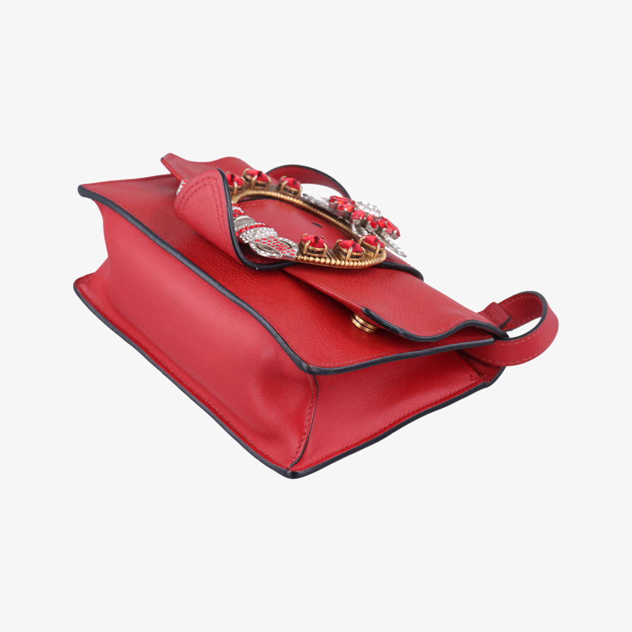 Pre-owned Miu Miu Miu Lady Red×multicolor Leather  shoulderbag | stylenewstar