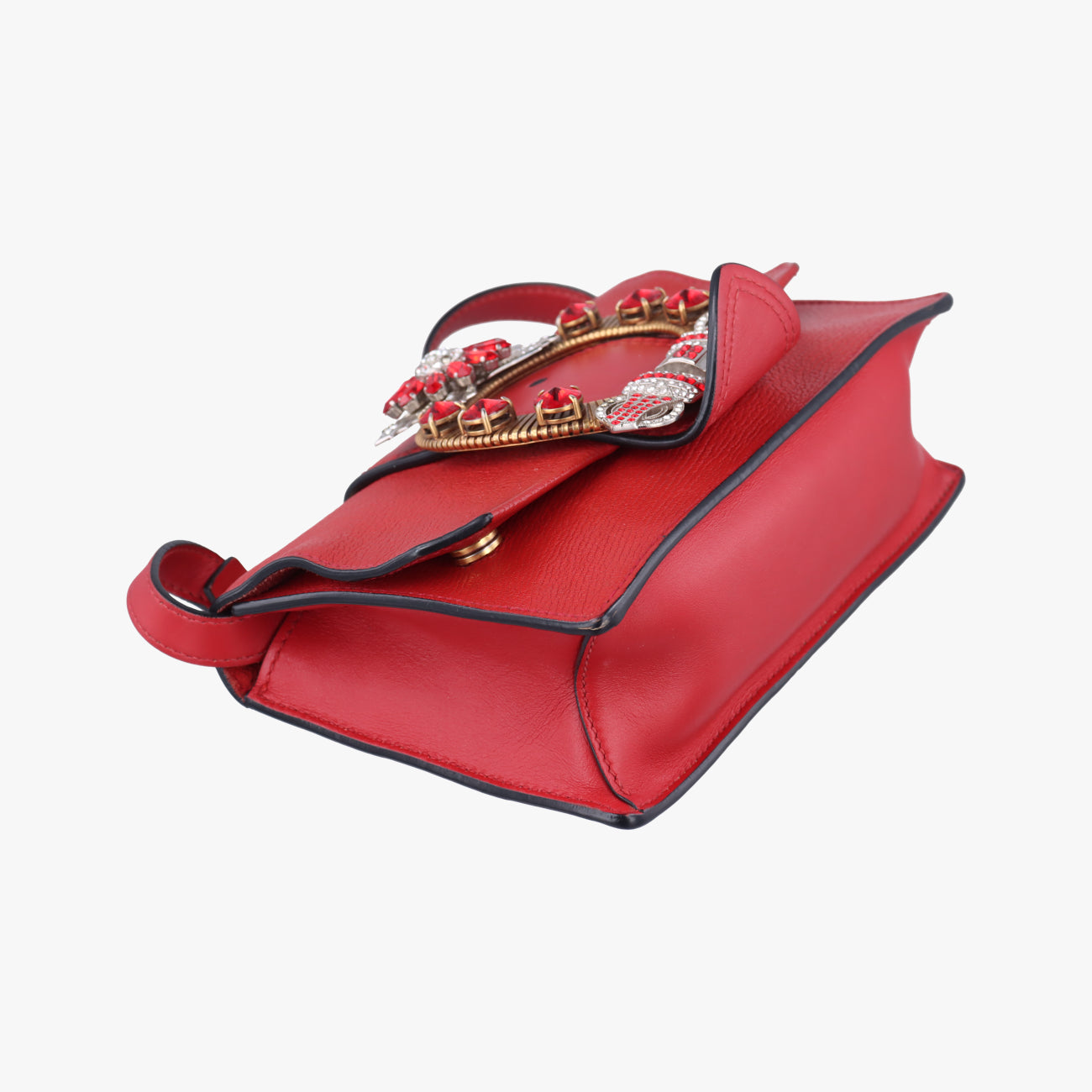 Pre-owned Miu Miu Miu Lady Red×multicolor Leather  shoulderbag | stylenewstar