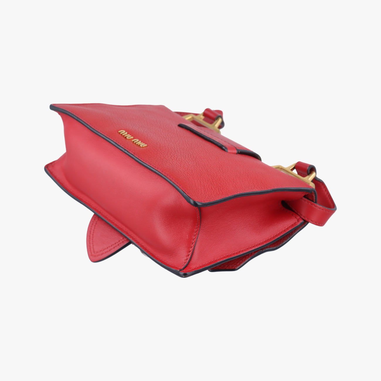 Pre-owned Miu Miu Miu Lady Red×multicolor Leather  shoulderbag | stylenewstar