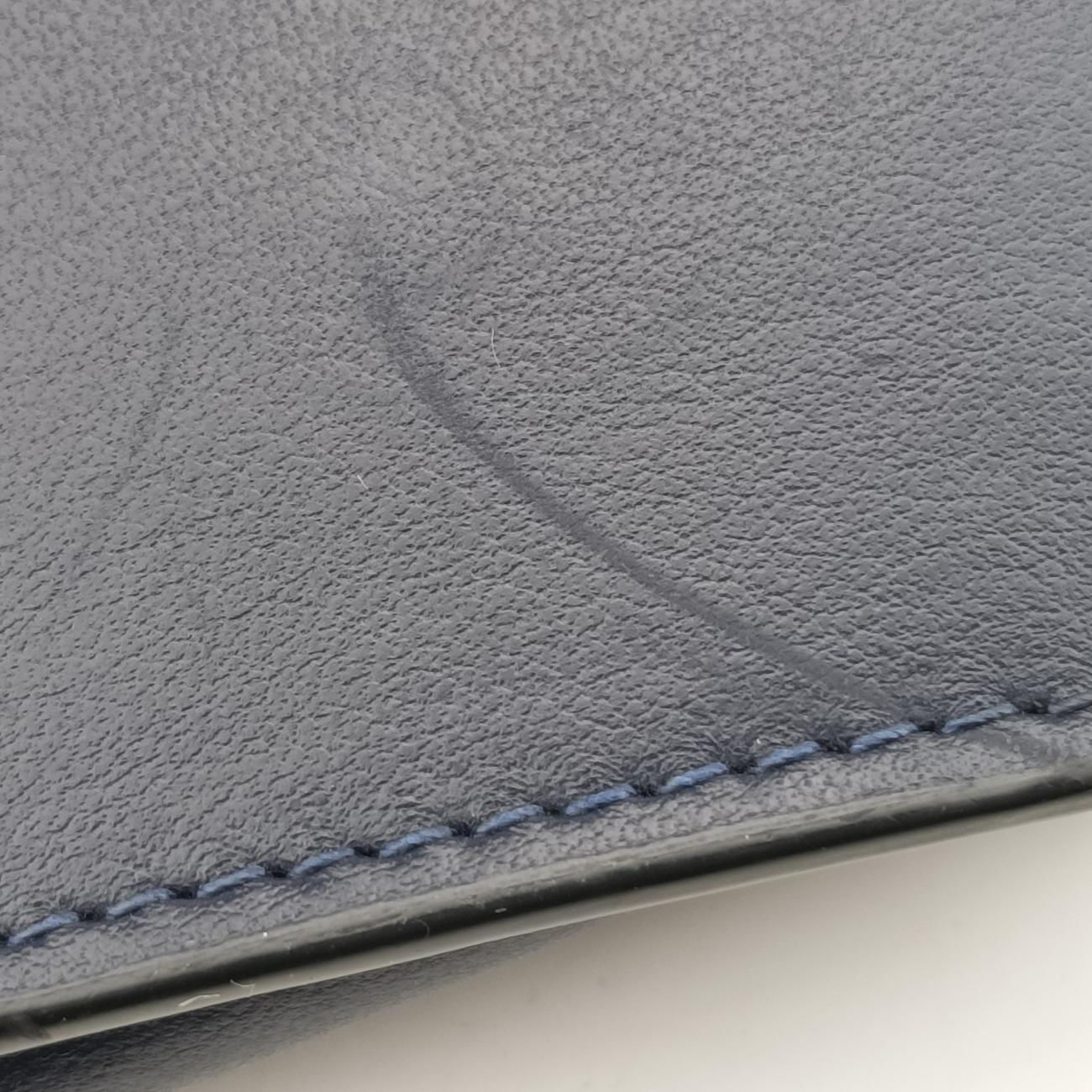 Pre-owned Prada Plex Ribbon Blue x White x Navy Leather 1BD067 shoulderbag | stylenewstar