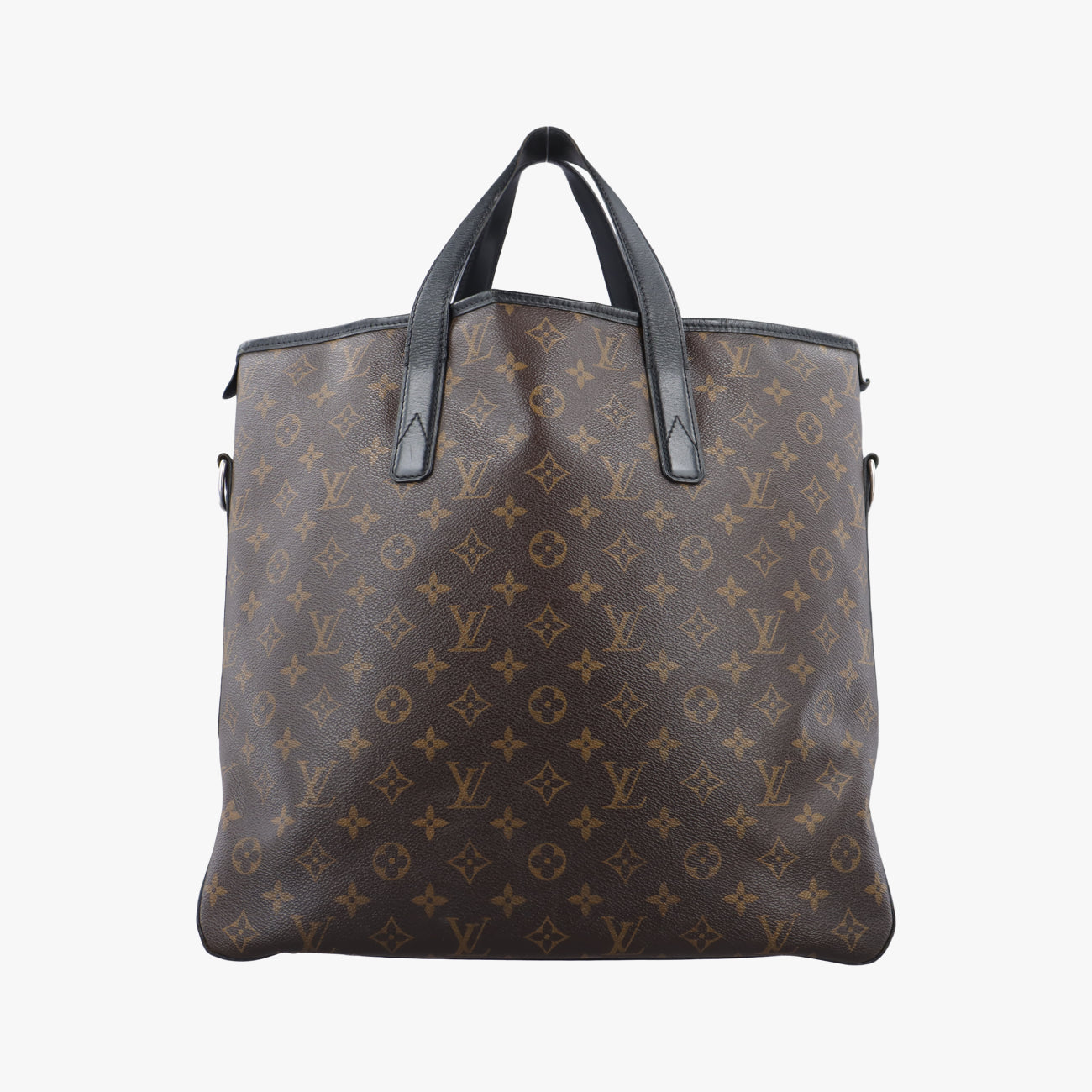 Pre-owned Louis Vuitton DAVIS Brown×Black Monogram Canvas M56708 handbag | stylenewstar