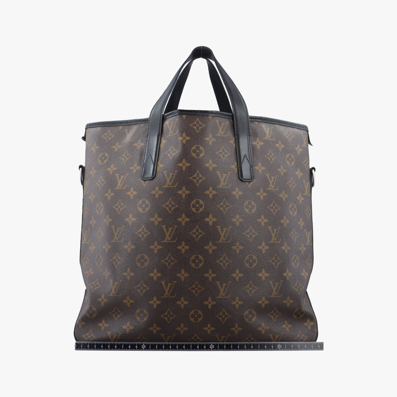 Pre-owned Louis Vuitton DAVIS Brown×Black Monogram Canvas M56708 handbag | stylenewstar
