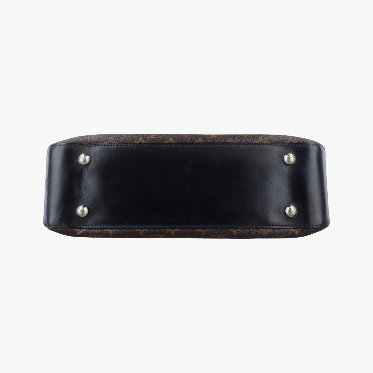 Pre-owned Louis Vuitton DAVIS Brown×Black Monogram Canvas M56708 handbag | stylenewstar