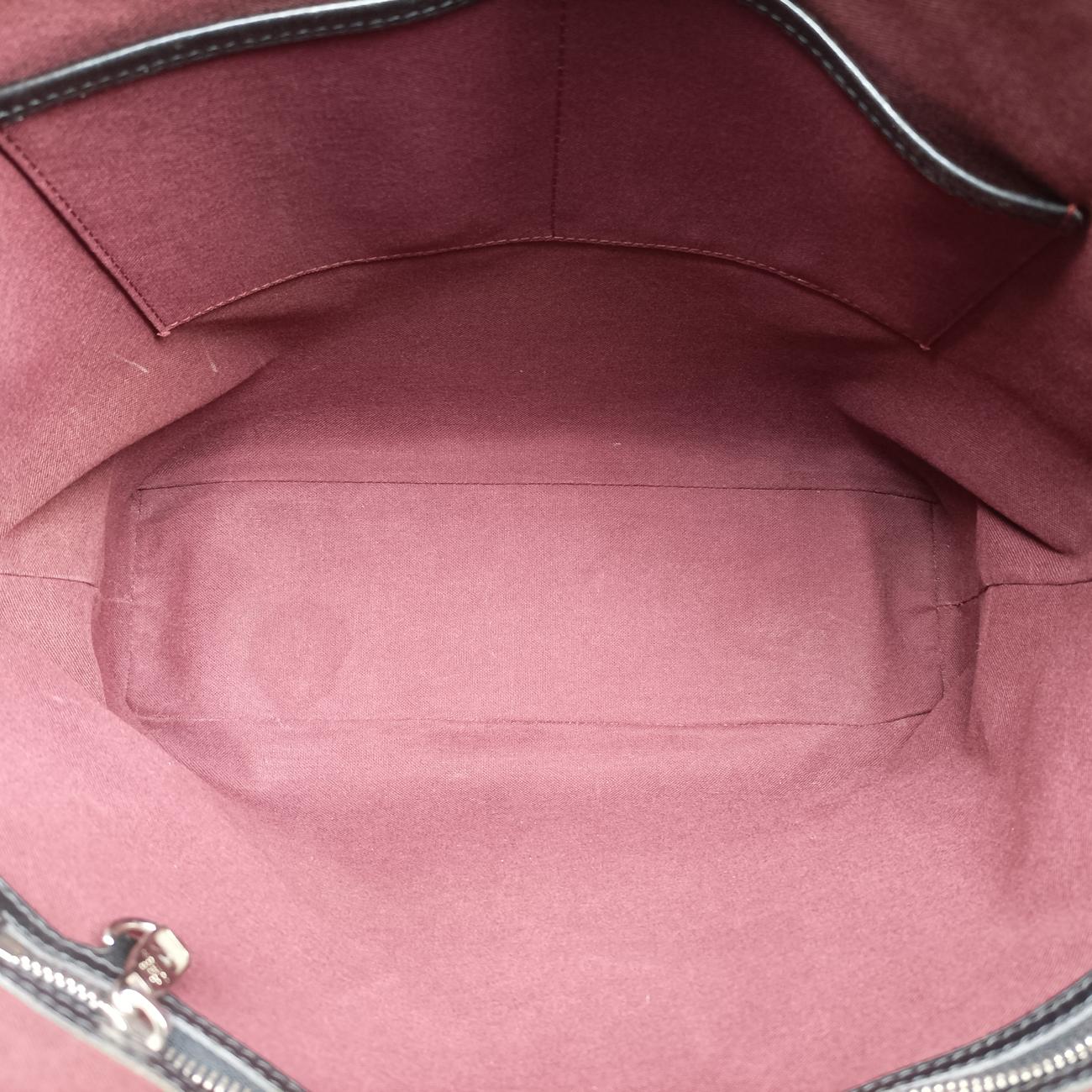 Pre-owned Louis Vuitton DAVIS Brown×Black Monogram Canvas M56708 handbag | stylenewstar