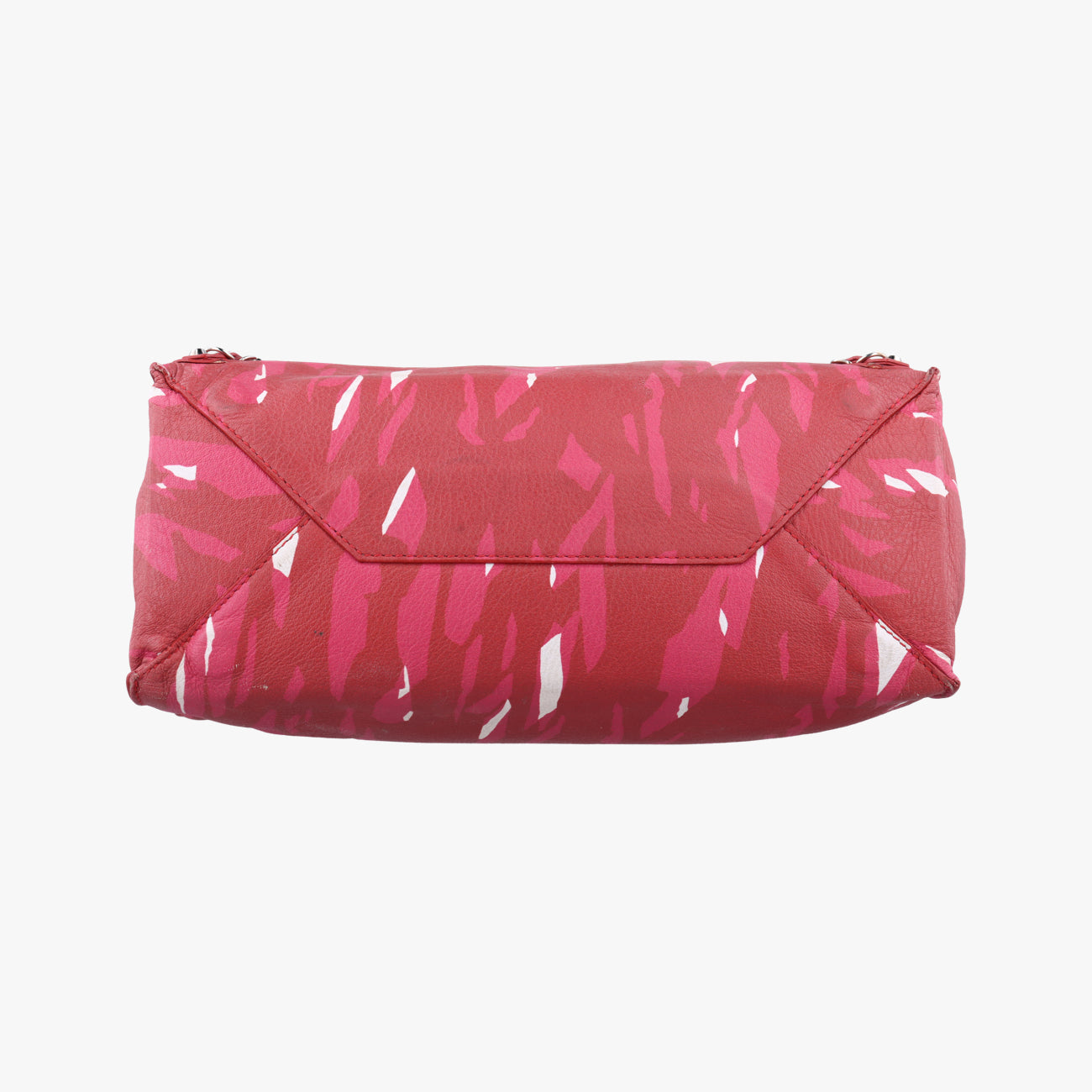 Pre-owned Balenciaga Paper mini Red×Pink×white Leather  shoulderbag | stylenewstar