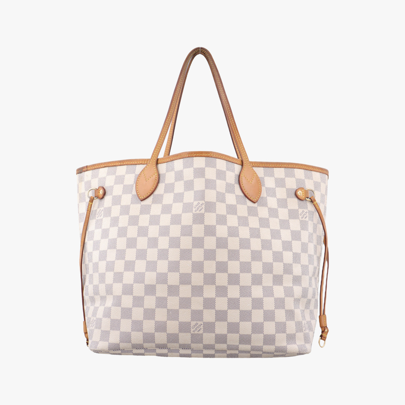 Pre-owned Louis Vuitton NEVERFULL MM AZUR Damier Canvas N51107 handbag | stylenewstar