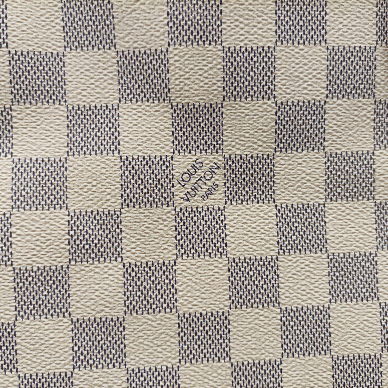 Pre-owned Louis Vuitton NEVERFULL MM AZUR Damier Canvas N51107 handbag | stylenewstar