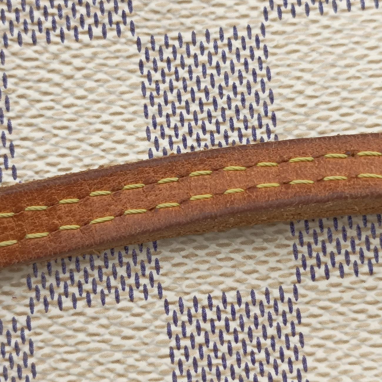 Pre-owned Louis Vuitton NEVERFULL MM AZUR Damier Canvas N51107 handbag | stylenewstar