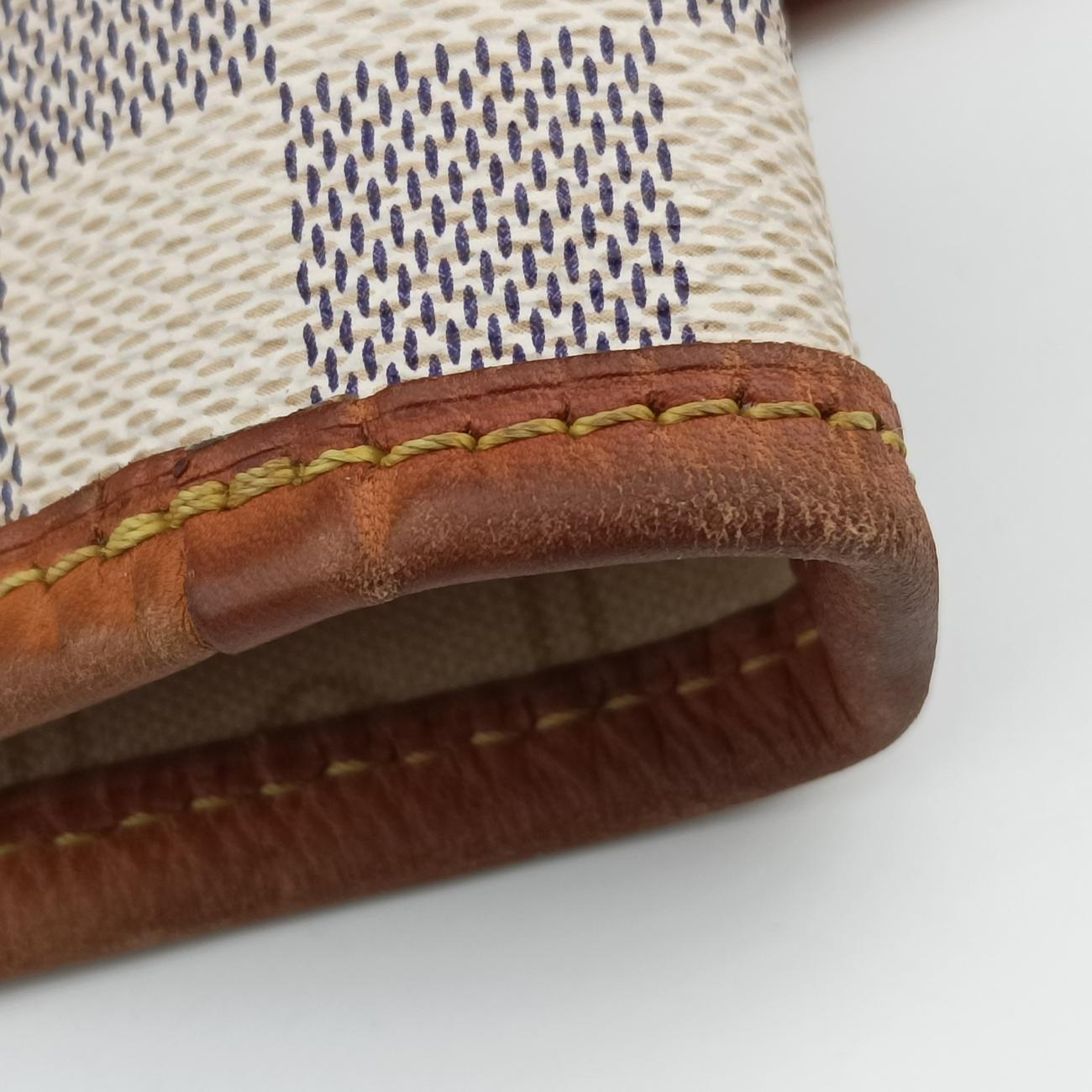 Pre-owned Louis Vuitton NEVERFULL MM AZUR Damier Canvas N51107 handbag | stylenewstar