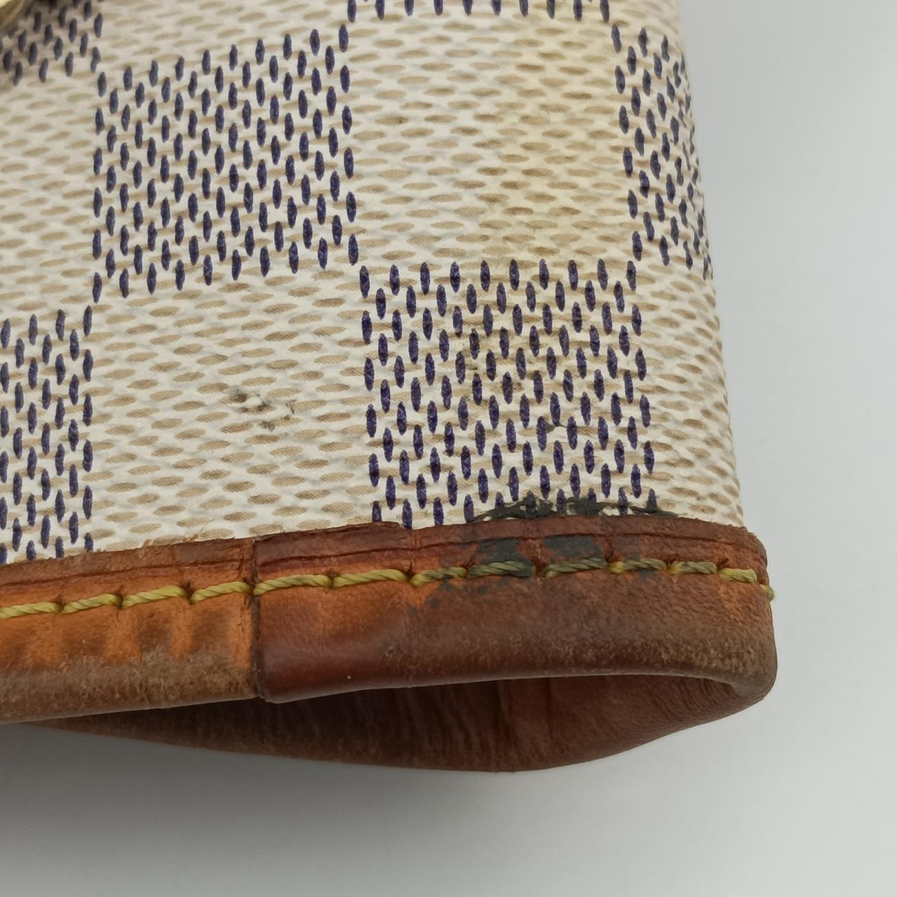 Pre-owned Louis Vuitton NEVERFULL MM AZUR Damier Canvas N51107 handbag | stylenewstar