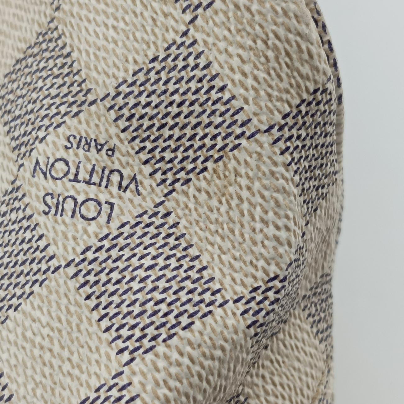 Pre-owned Louis Vuitton NEVERFULL MM AZUR Damier Canvas N51107 handbag | stylenewstar