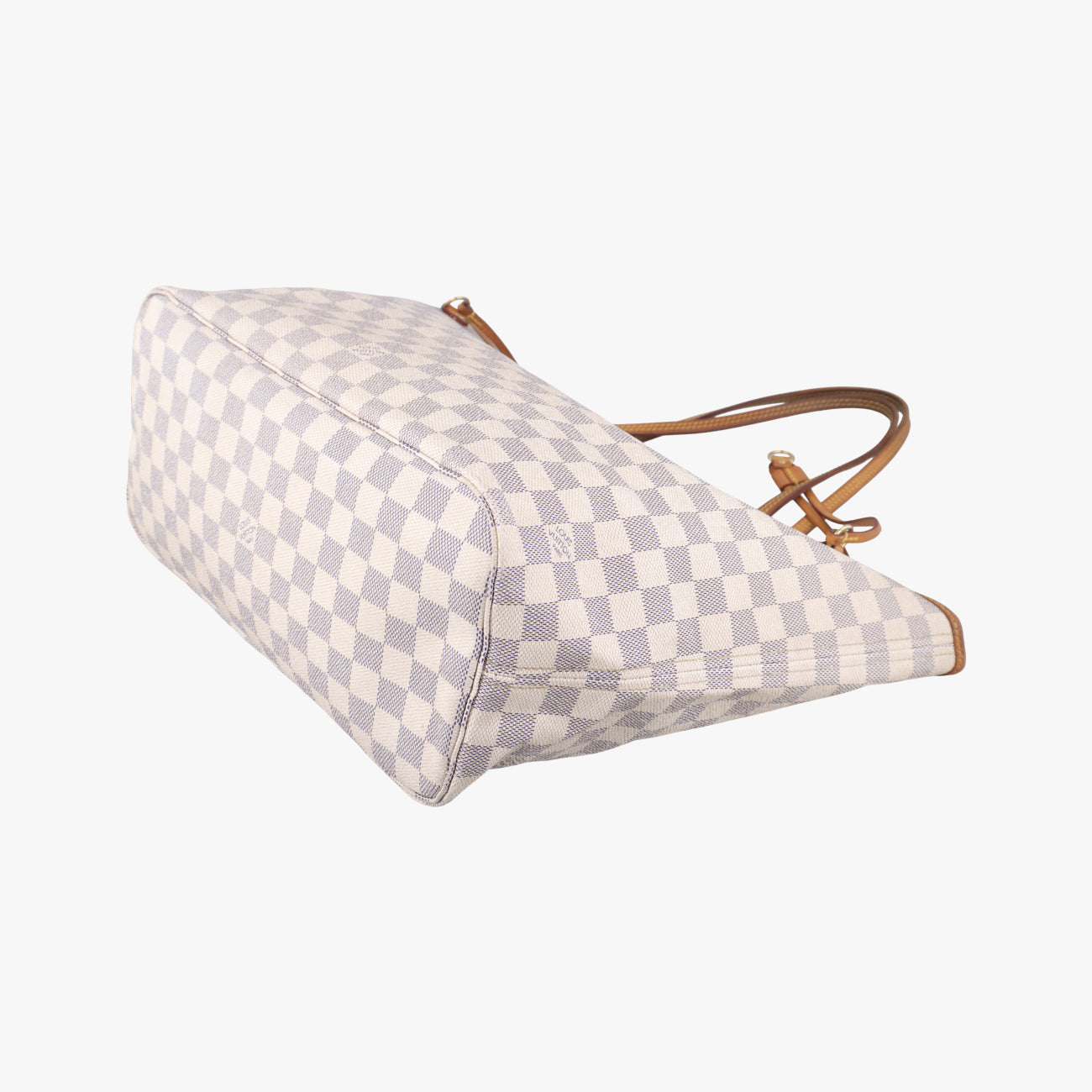 Pre-owned Louis Vuitton NEVERFULL MM AZUR Damier Canvas N51107 handbag | stylenewstar