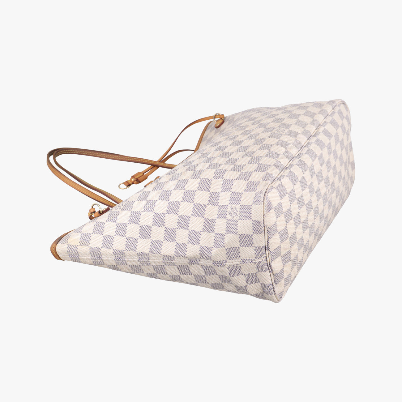 Pre-owned Louis Vuitton NEVERFULL MM AZUR Damier Canvas N51107 handbag | stylenewstar