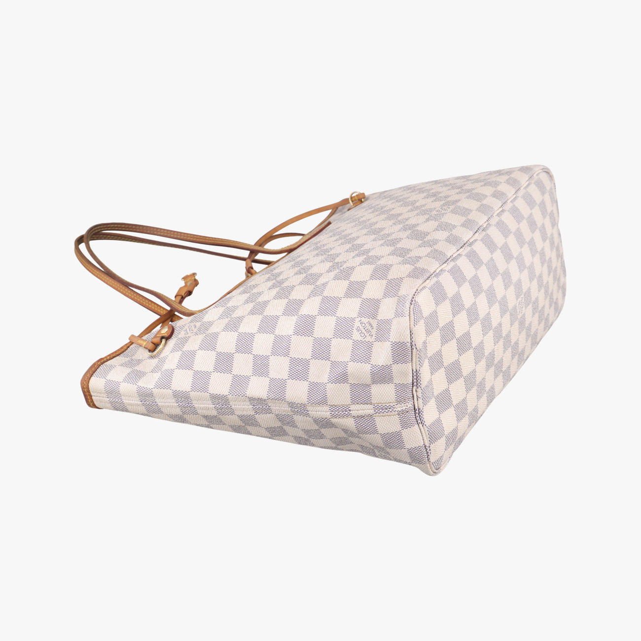 Pre-owned Louis Vuitton NEVERFULL MM AZUR Damier Canvas N51107 handbag | stylenewstar