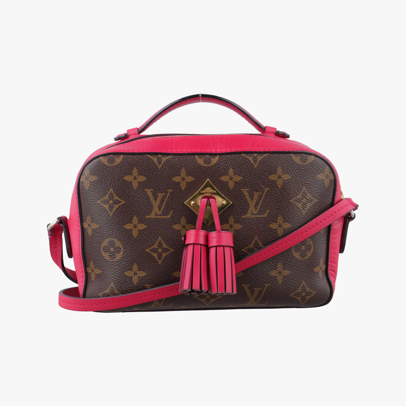 Pre-owned Louis Vuitton SAINTONGE FREESIA Monogram Canvas M43557 shoulderbag | stylenewstar