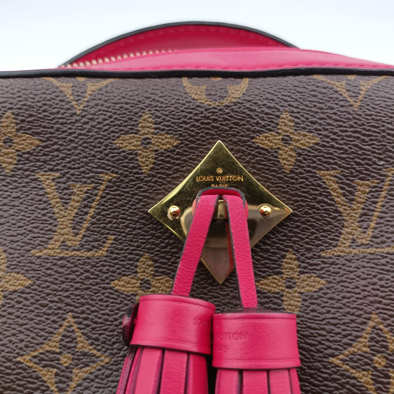 Pre-owned Louis Vuitton SAINTONGE FREESIA Monogram Canvas M43557 shoulderbag | stylenewstar
