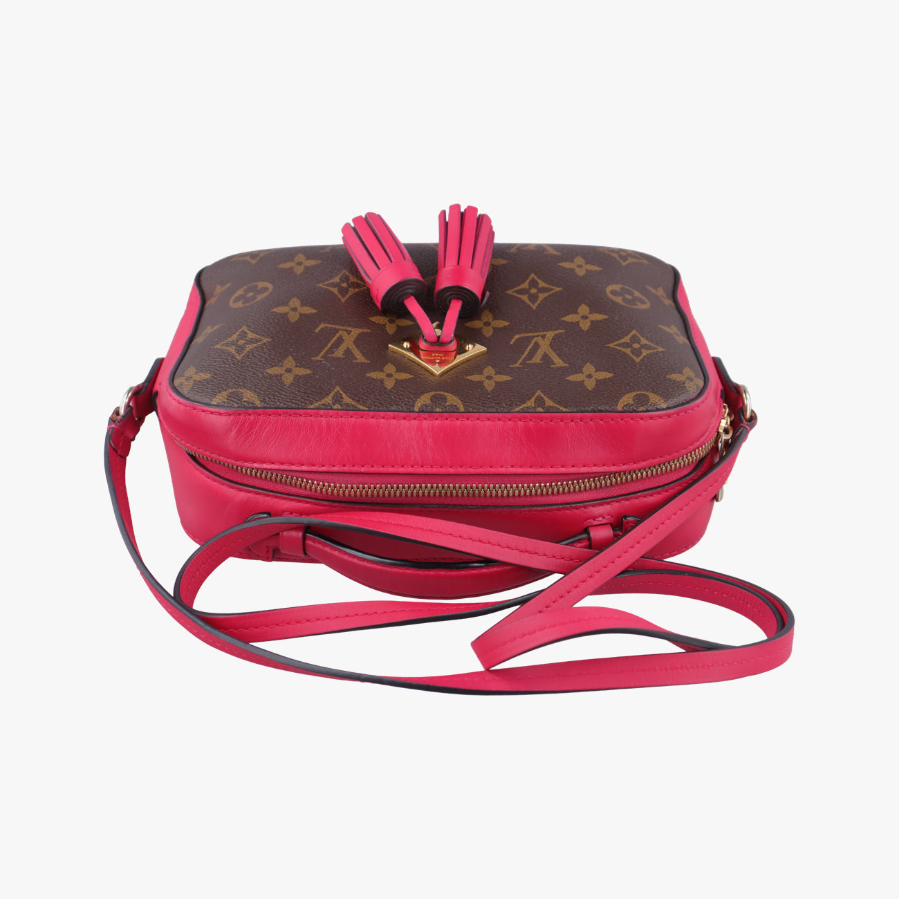 Pre-owned Louis Vuitton SAINTONGE FREESIA Monogram Canvas M43557 shoulderbag | stylenewstar